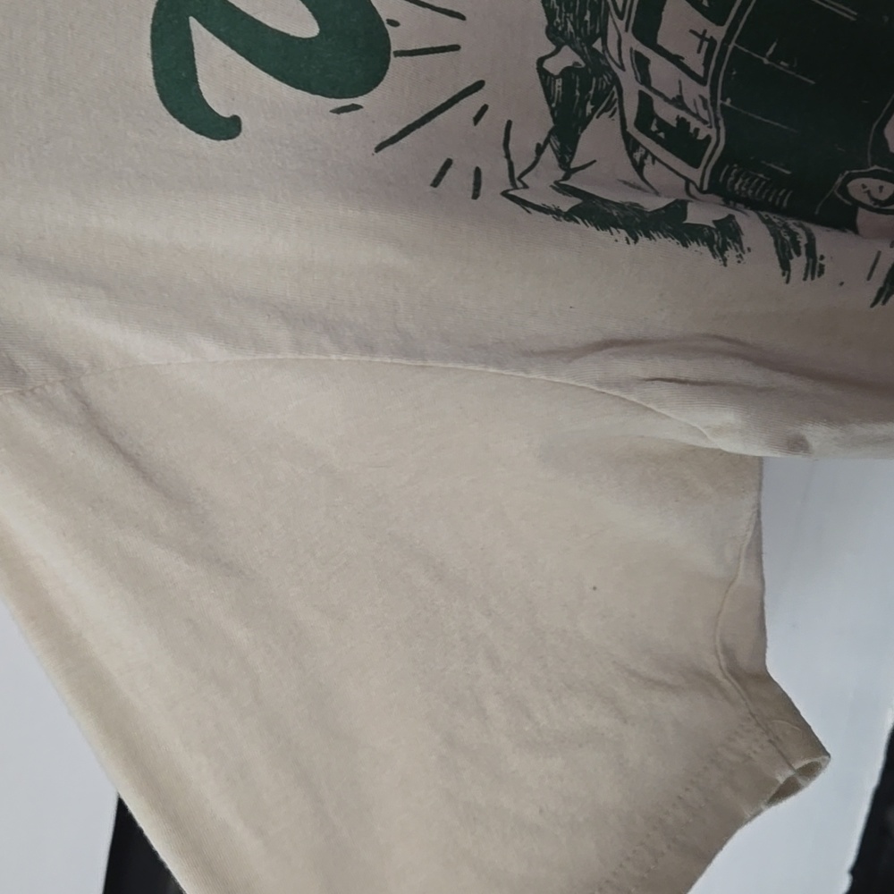 Volkswagen Cream and Green Men's T-Shirt - Picture 2 of 8